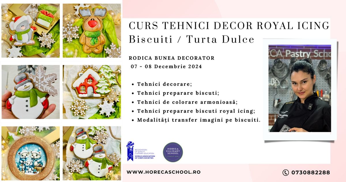 Curs Tehnici Decor Royal Icing \u2013 Rodica Bunea