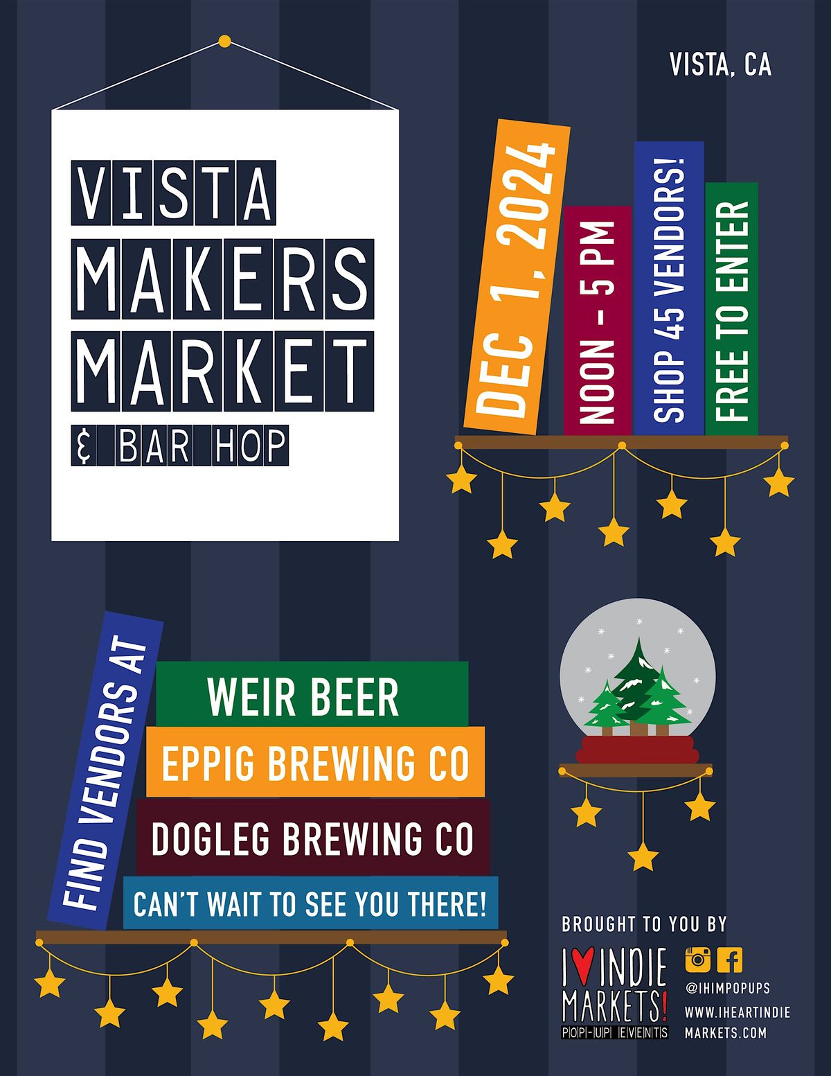 Vista Makers Market & Bar Hop