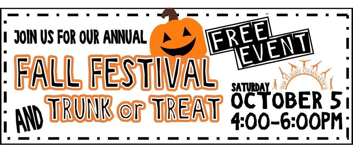 Fall Festival and Trunk or Treat