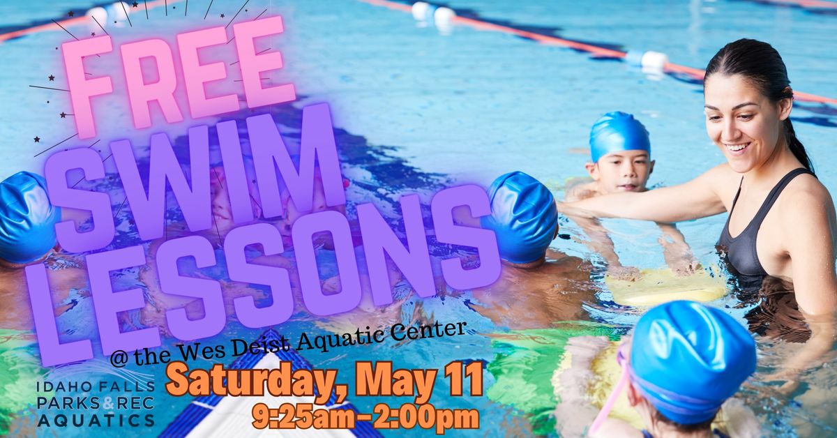 FREE SWIM LESSONS at the Aquatic Center