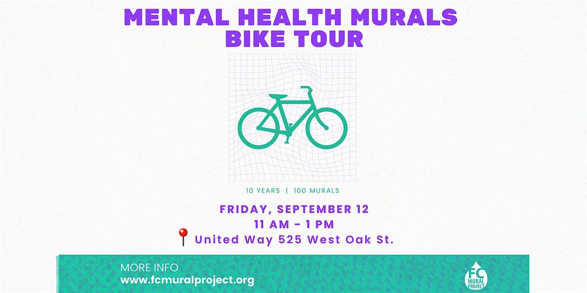 Mental Health Murals Bike Tour
