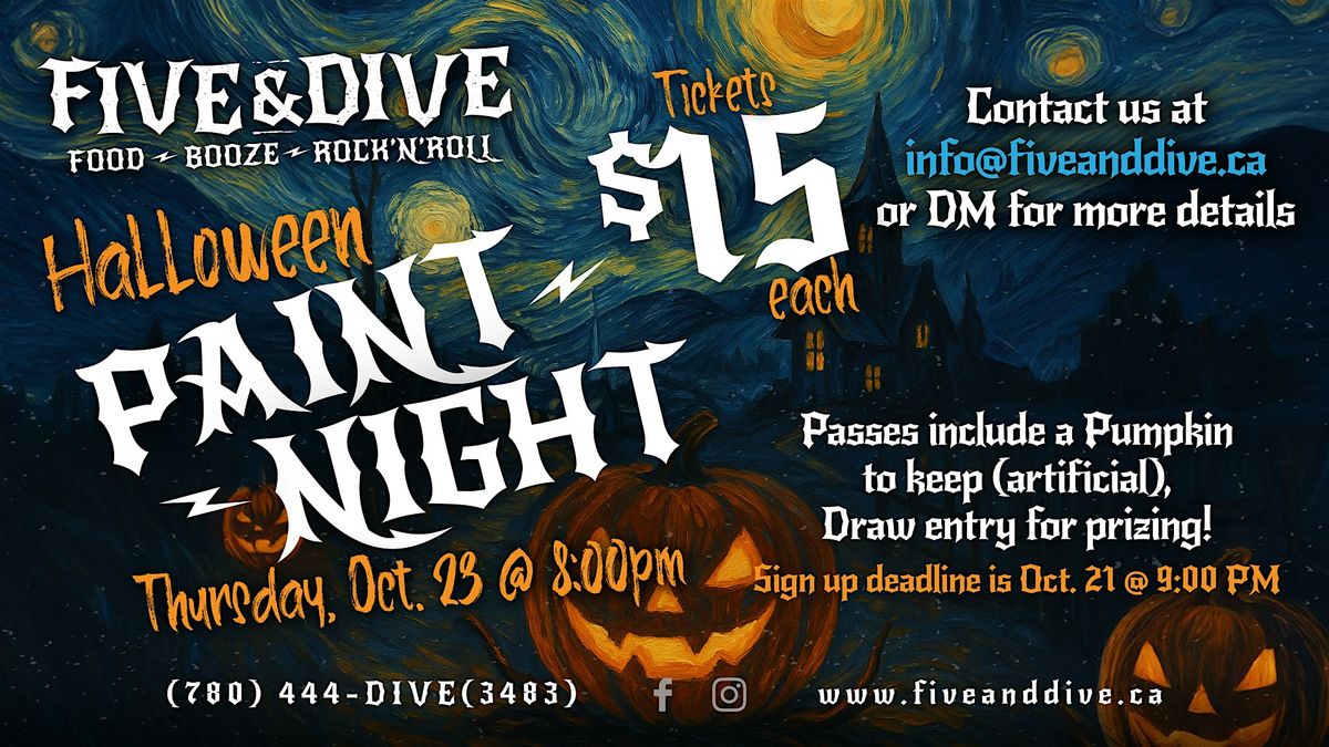 Halloween Paint Night!