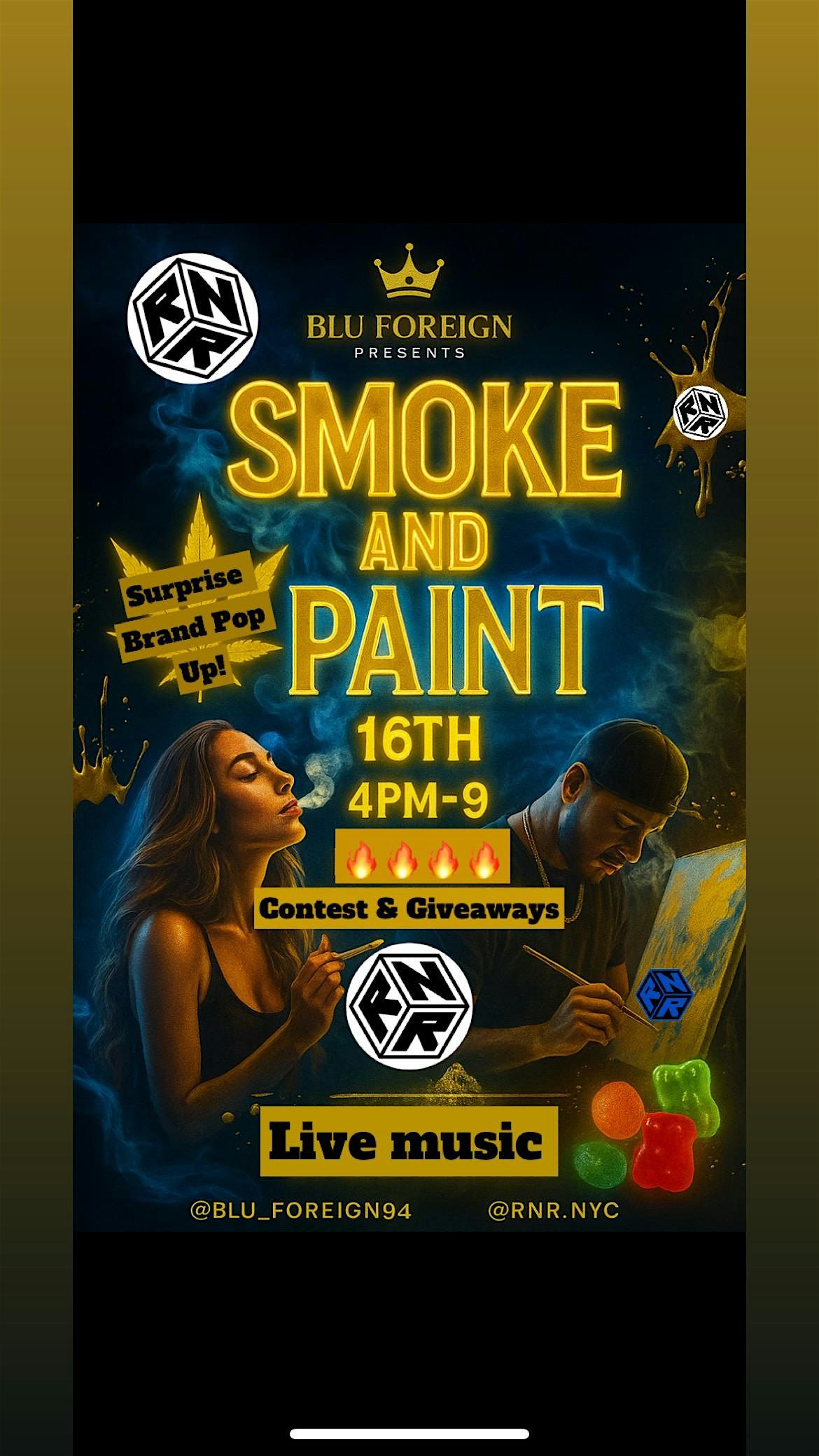 Smoke and paint