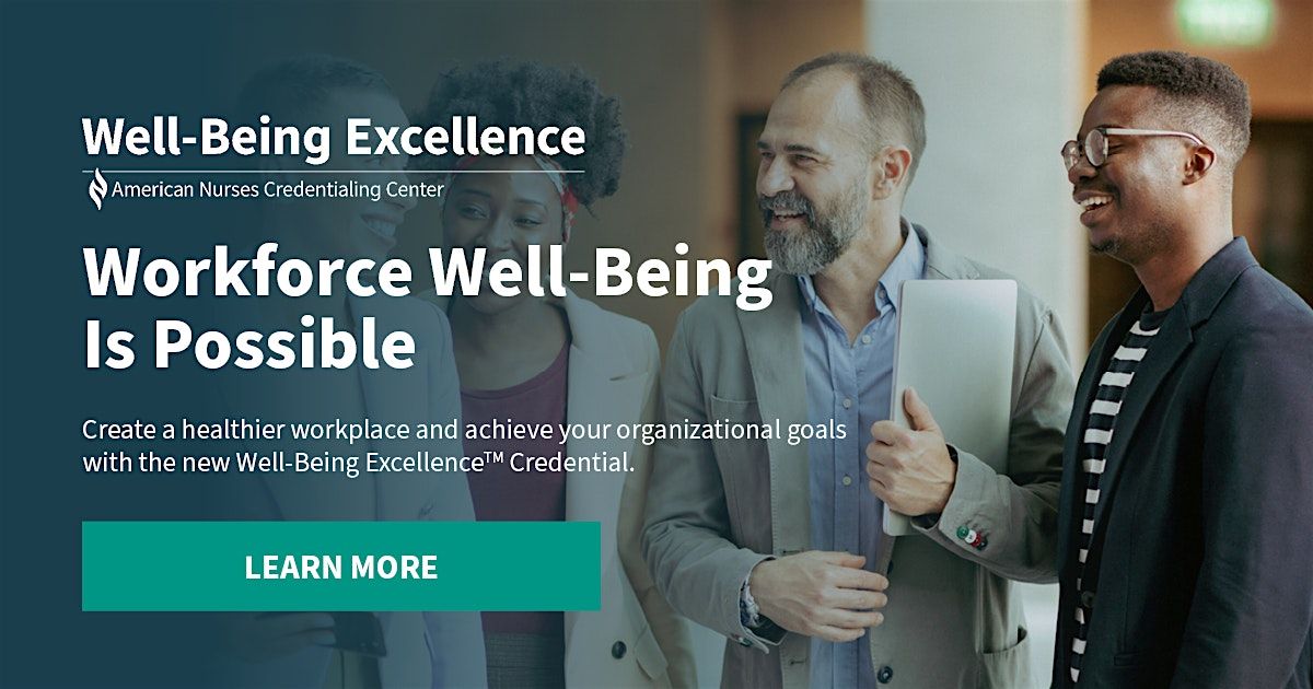 Well-Being Excellence Credential Program Guidance Event