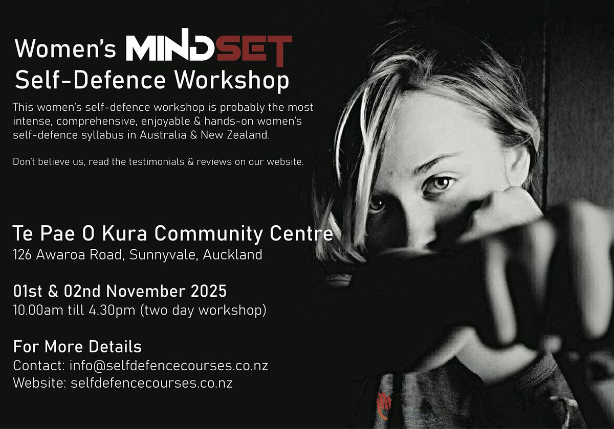 Women's MINDSET Weekend Self-Defence Workshop - West Auckland