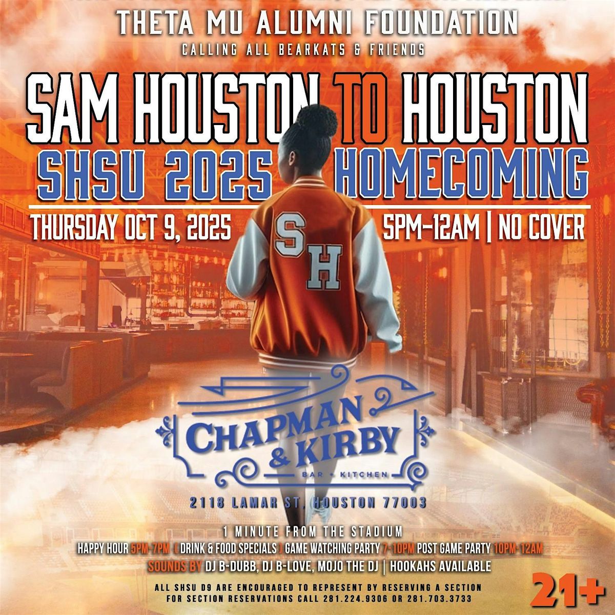 Sam Houston to Houston Homecoming Tailgate Party