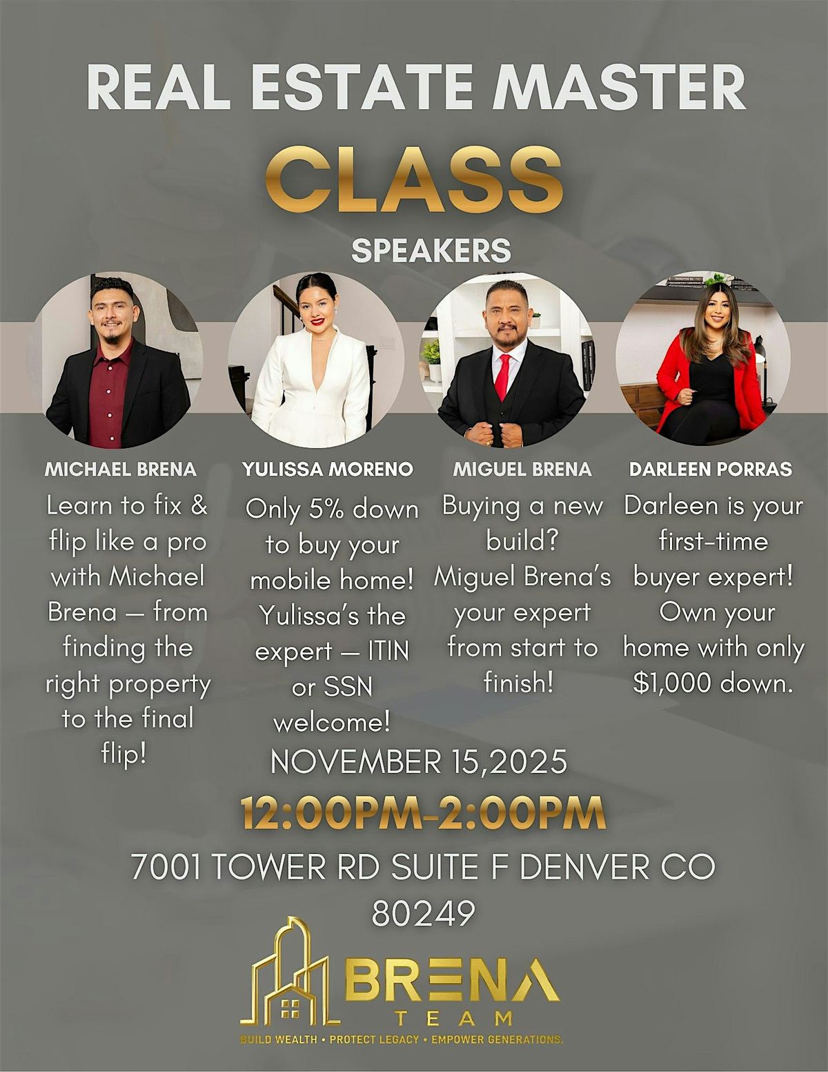 REAL ESTATE MASTER CLASS