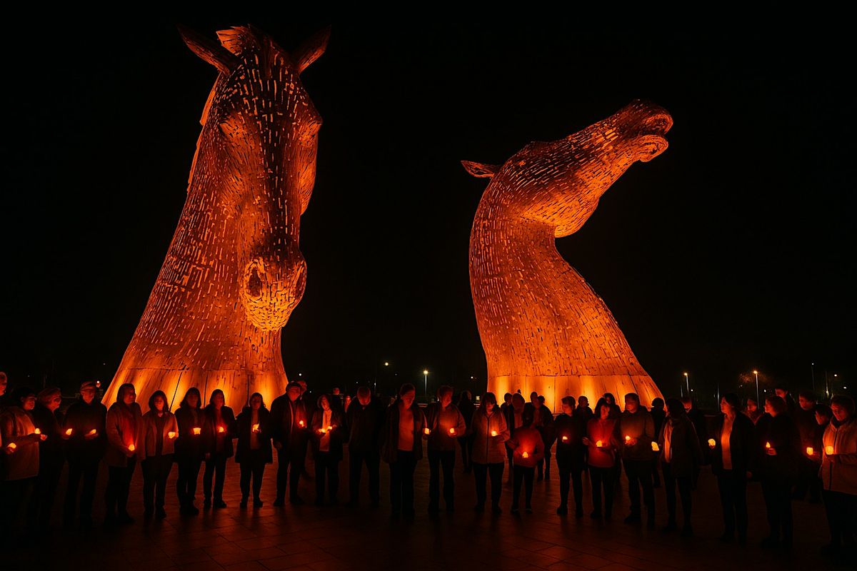 Kelpies Light Up: A Human Rights Day Gathering