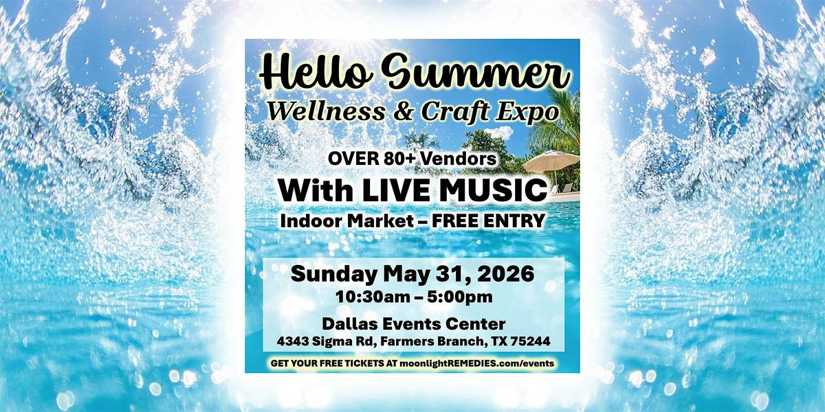 \u2600\ufe0f Crafty Summer Market \u2600\ufe0f FREE ENTRY For A Limited Time!