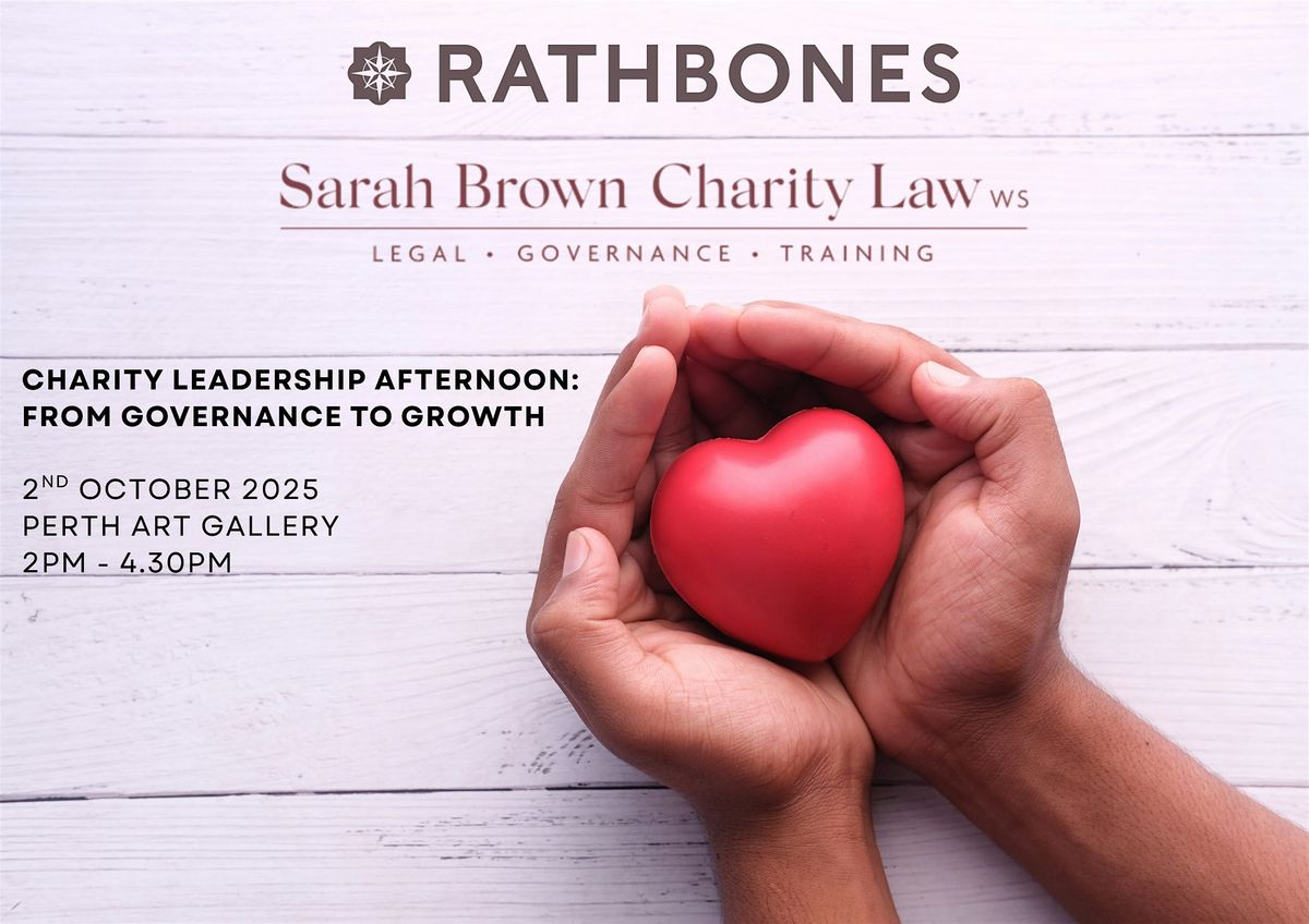 Charity Leadership Afternoon: From Governance to Growth