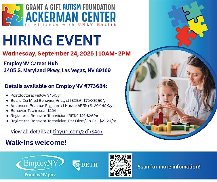 Grant a Gift Autism Foundation Hiring Event