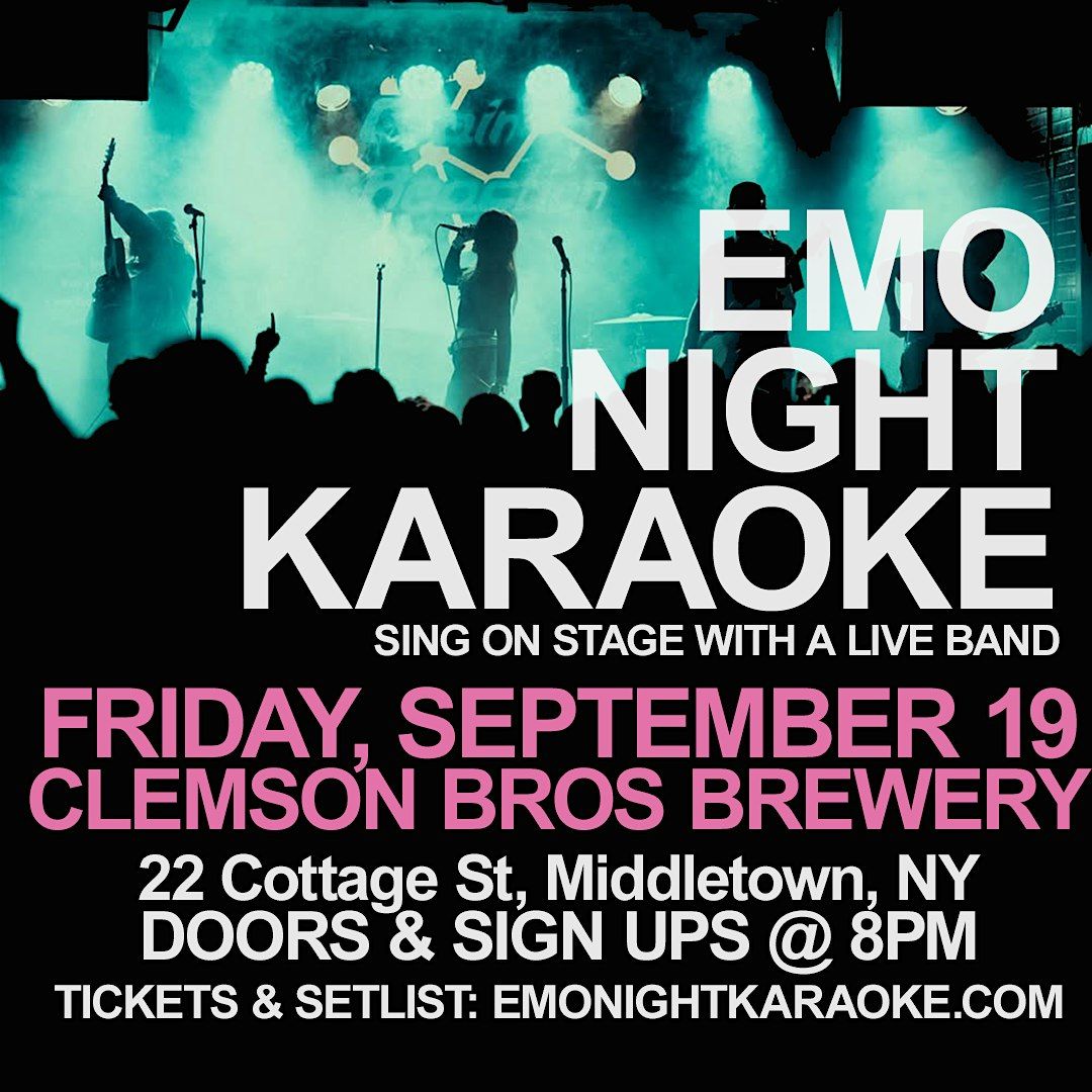 Emo Night Karaoke Middletown 9\/19