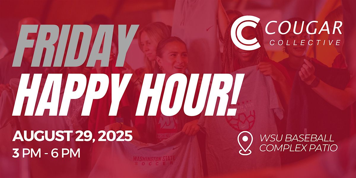 Cougar Collective Friday Happy Hour - August 29