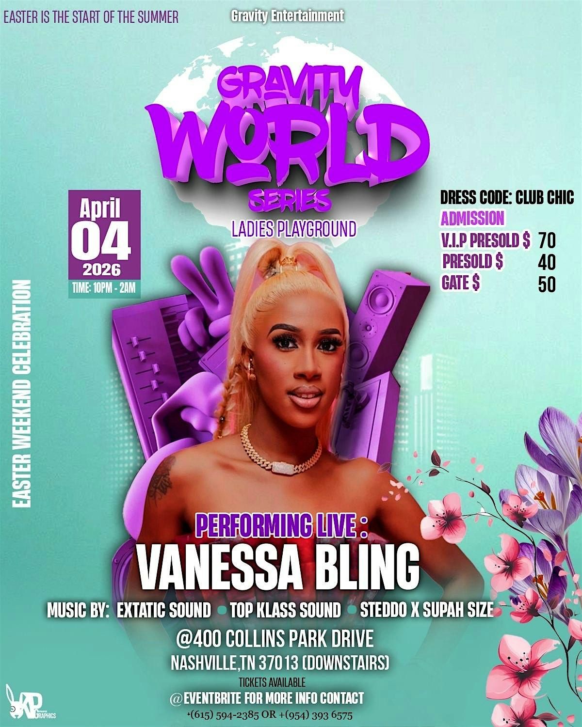 Gravity World Series   Ladies playground: Vanessa Bling