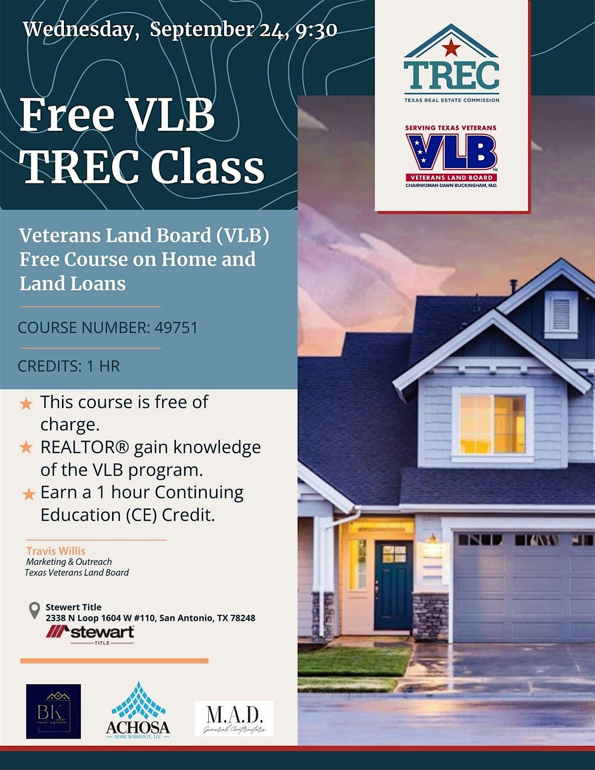 Veterans Land Board (VLB) Free Course on Home and Land Loans