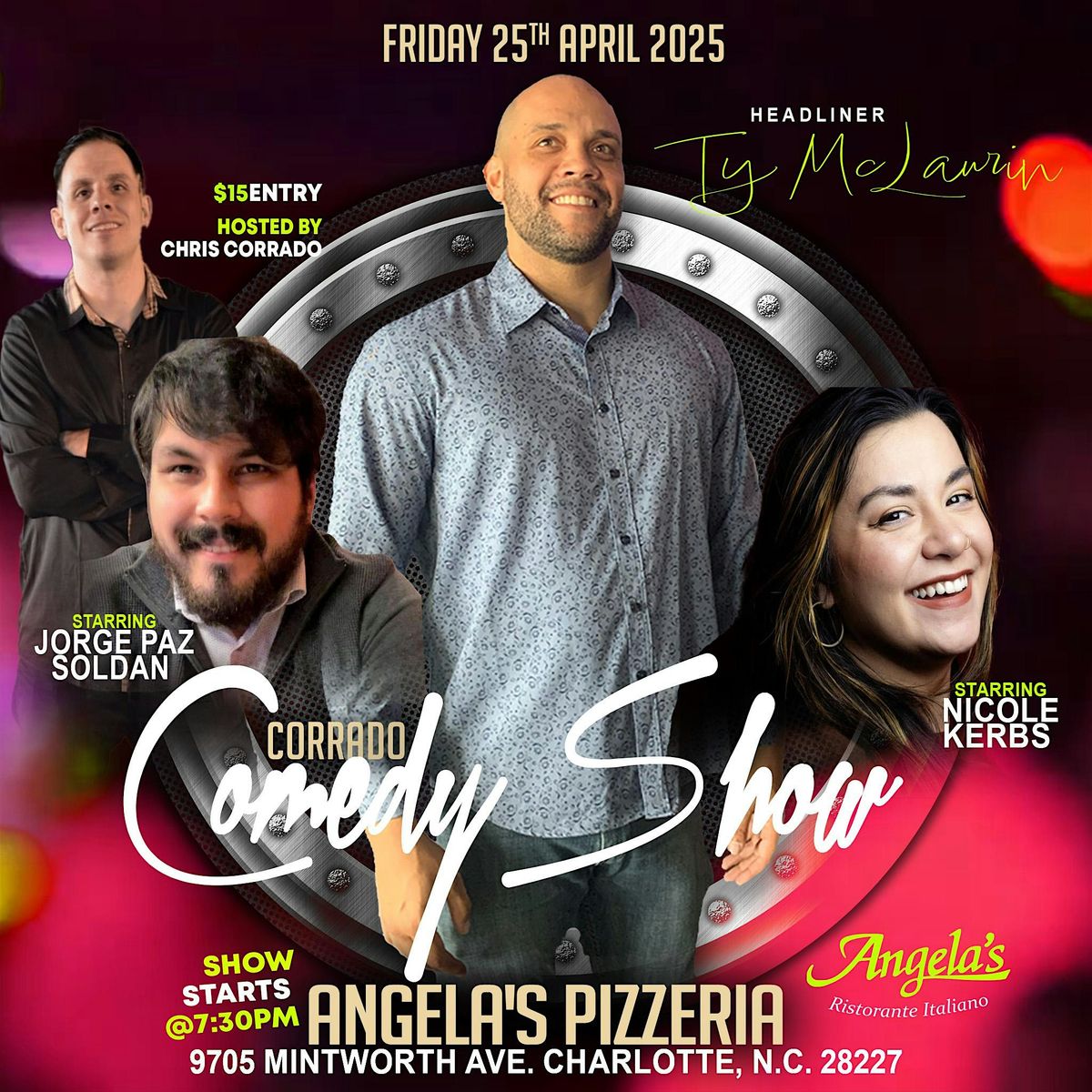 Corrado Comedy Show @ Angela's Pizzeria: 4\/25\/25