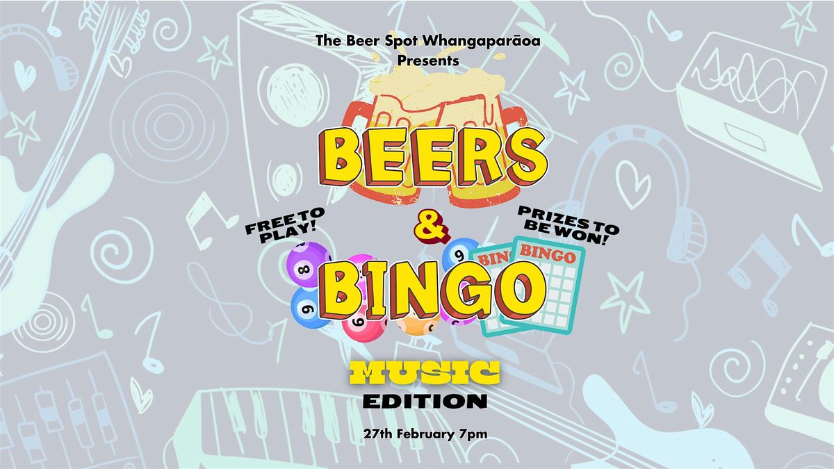 Beers & Bingo - Music Edition