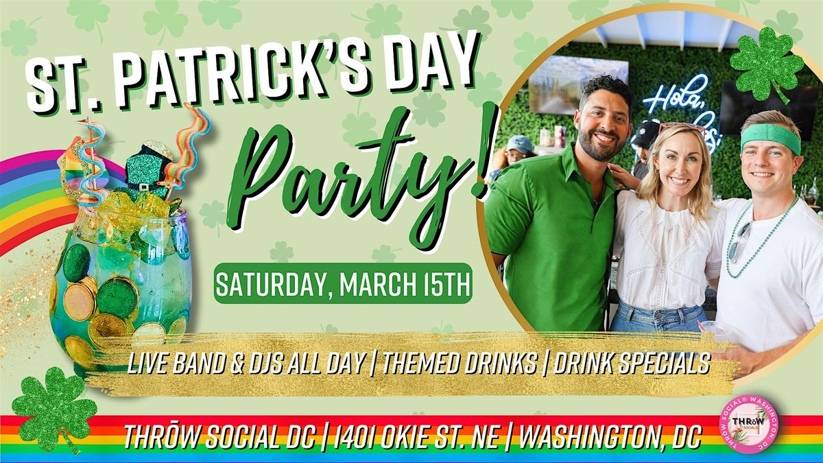 The DMV's BIGGEST St. Patrick's Day Party @ THR\u014dW Social DC!