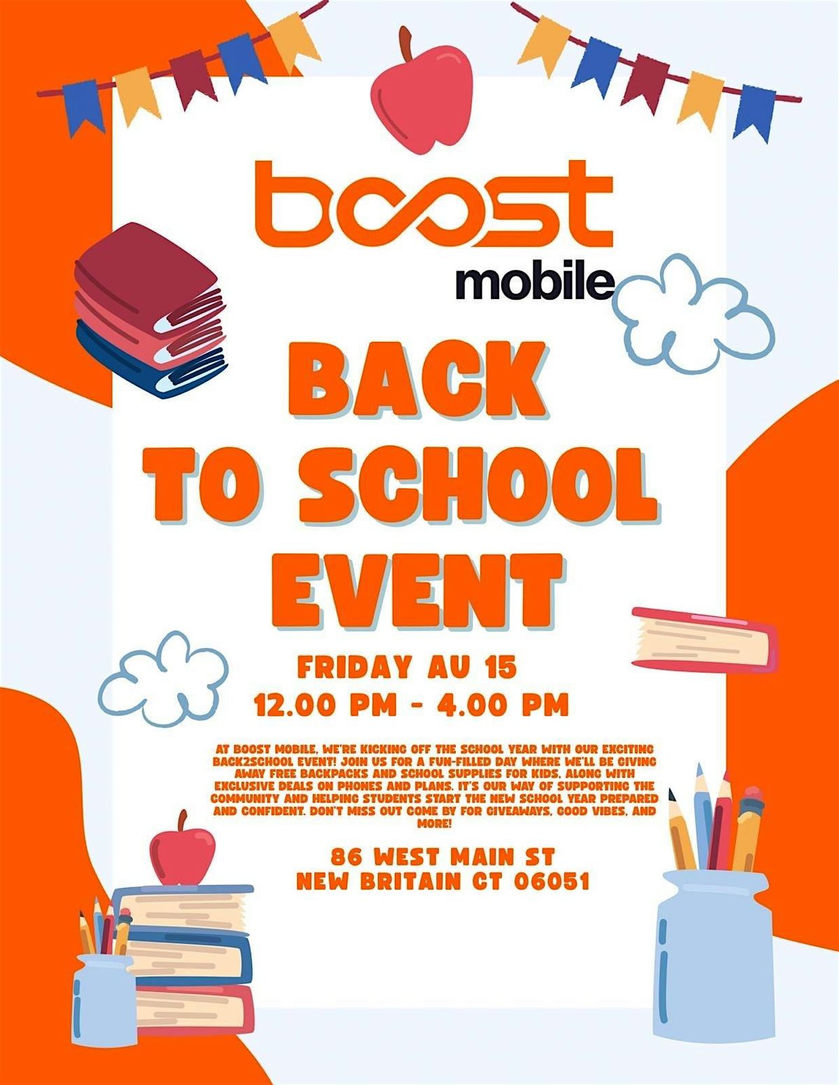 Back to School Boost Event Welcome to the Back to School Boost Event! Come