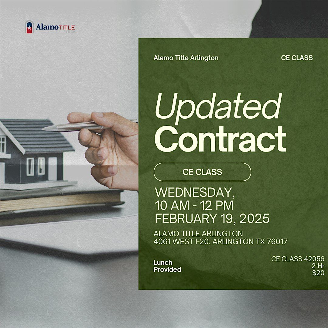 CE Updated Contract Class for Realtors