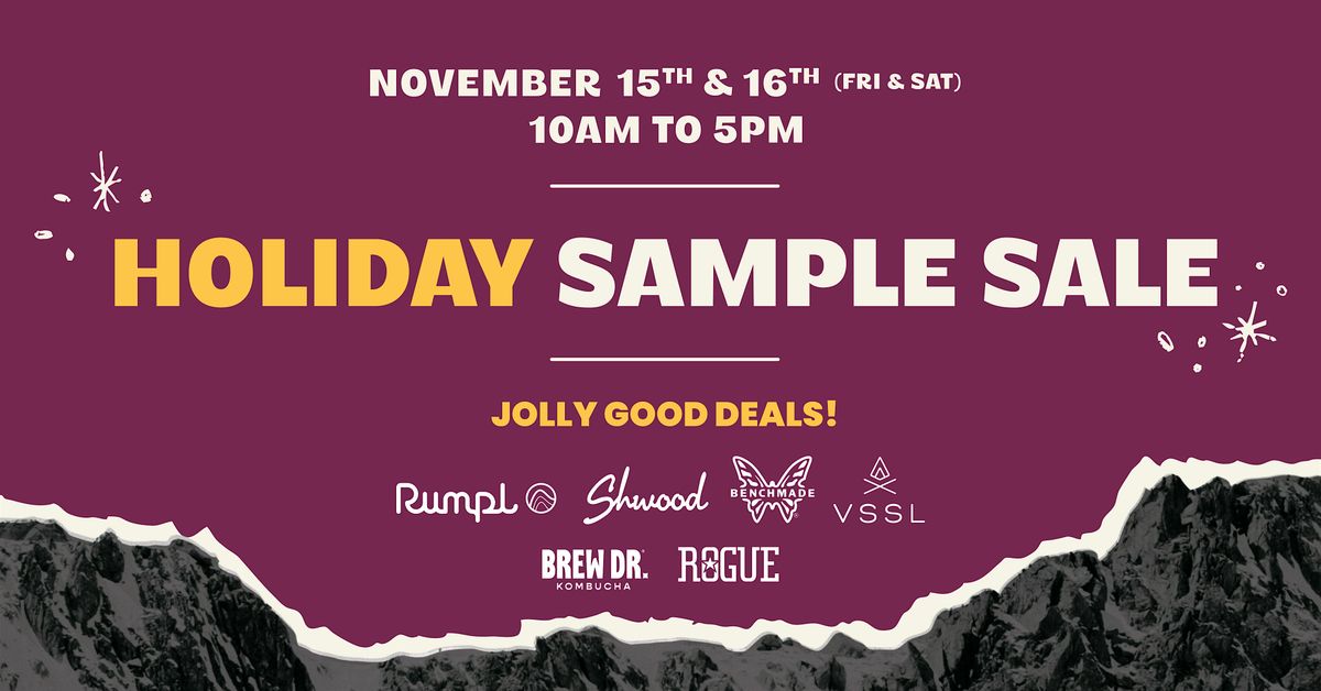 Holiday Sample Sale