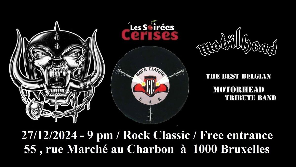 \ud83c\udf52 Mob\u00eflhead \/Mot\u00f6rhead tribute band\/ @ Rock Classic - 27\/12\/2024