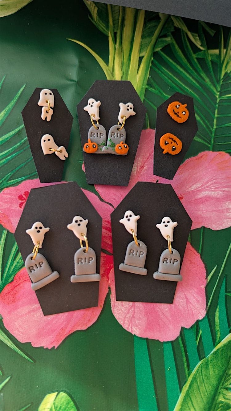 Beginner's Halloween Polymer Clay Earring Making Workshop!