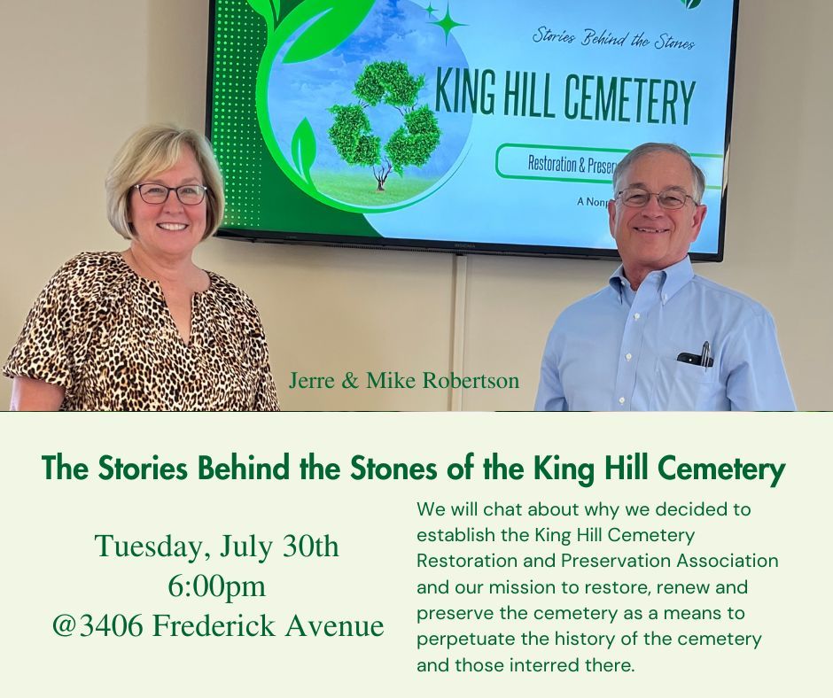 Free Presentation: Stories of the Stones at King Hill Cemetary by Jerre & Mike Robertson