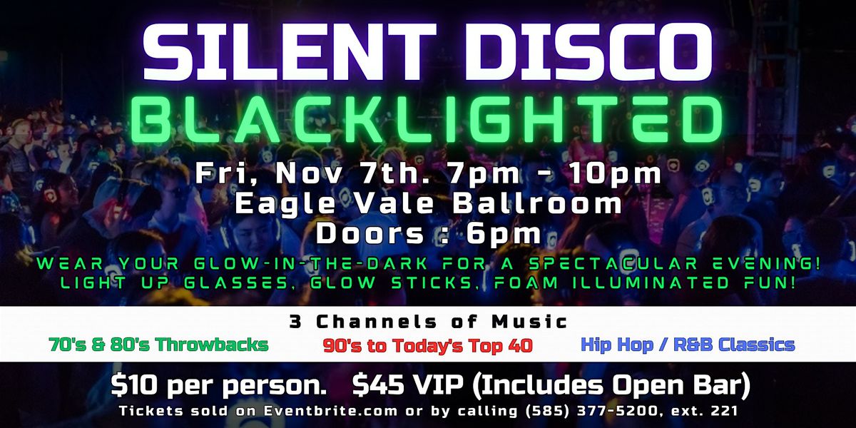 GLOW Silent Disco Night!