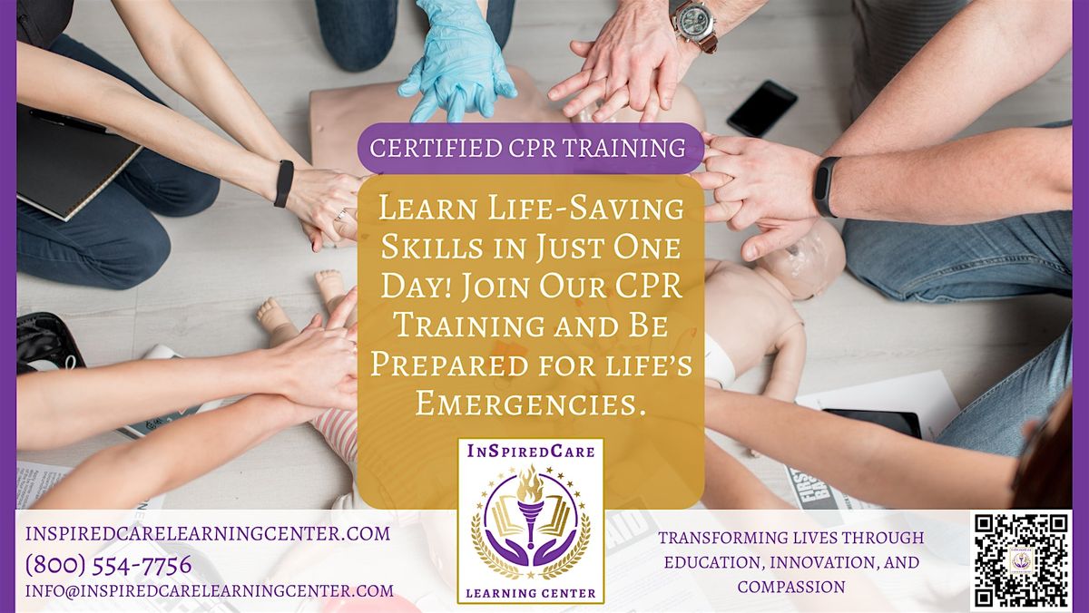 CPR & First Aid Training \u2013 Be Prepared to Save a Life!