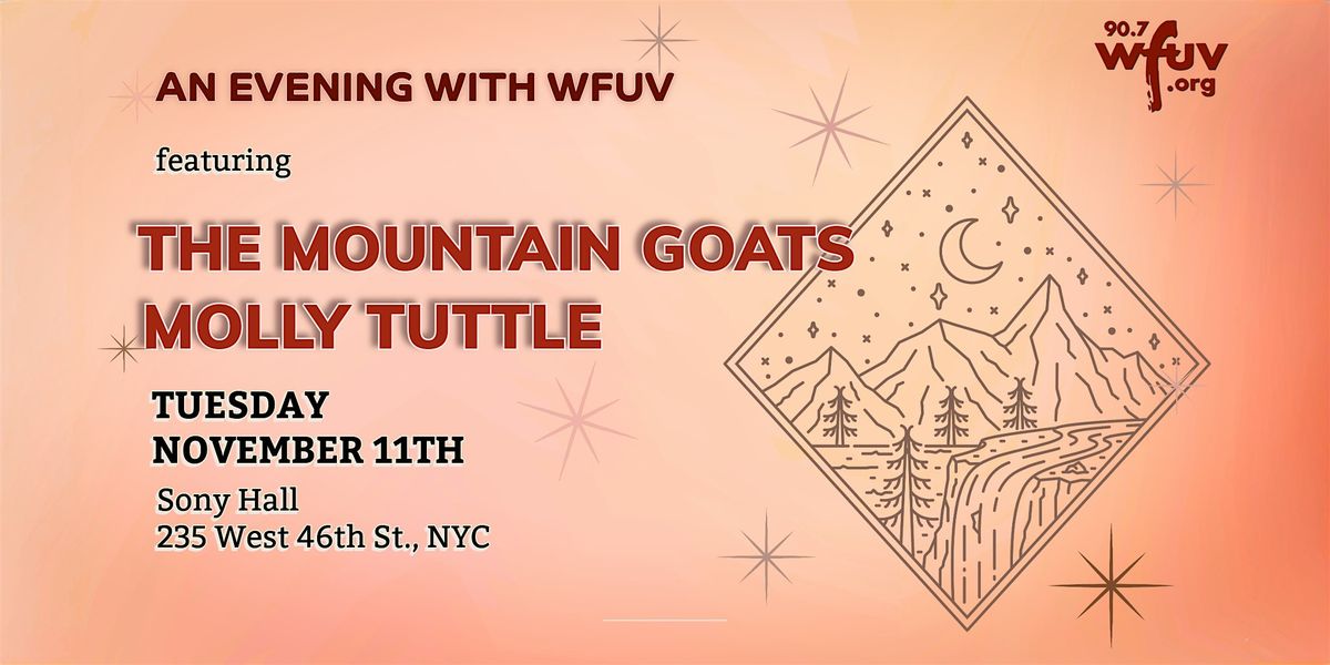 WFUV's An Evening with The Mountain Goats and Molly Tuttle