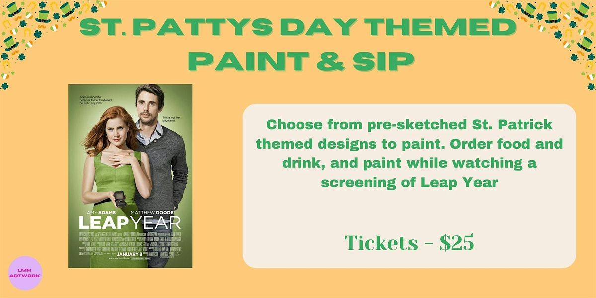 St. Patrick's Day themed Paint & Sip