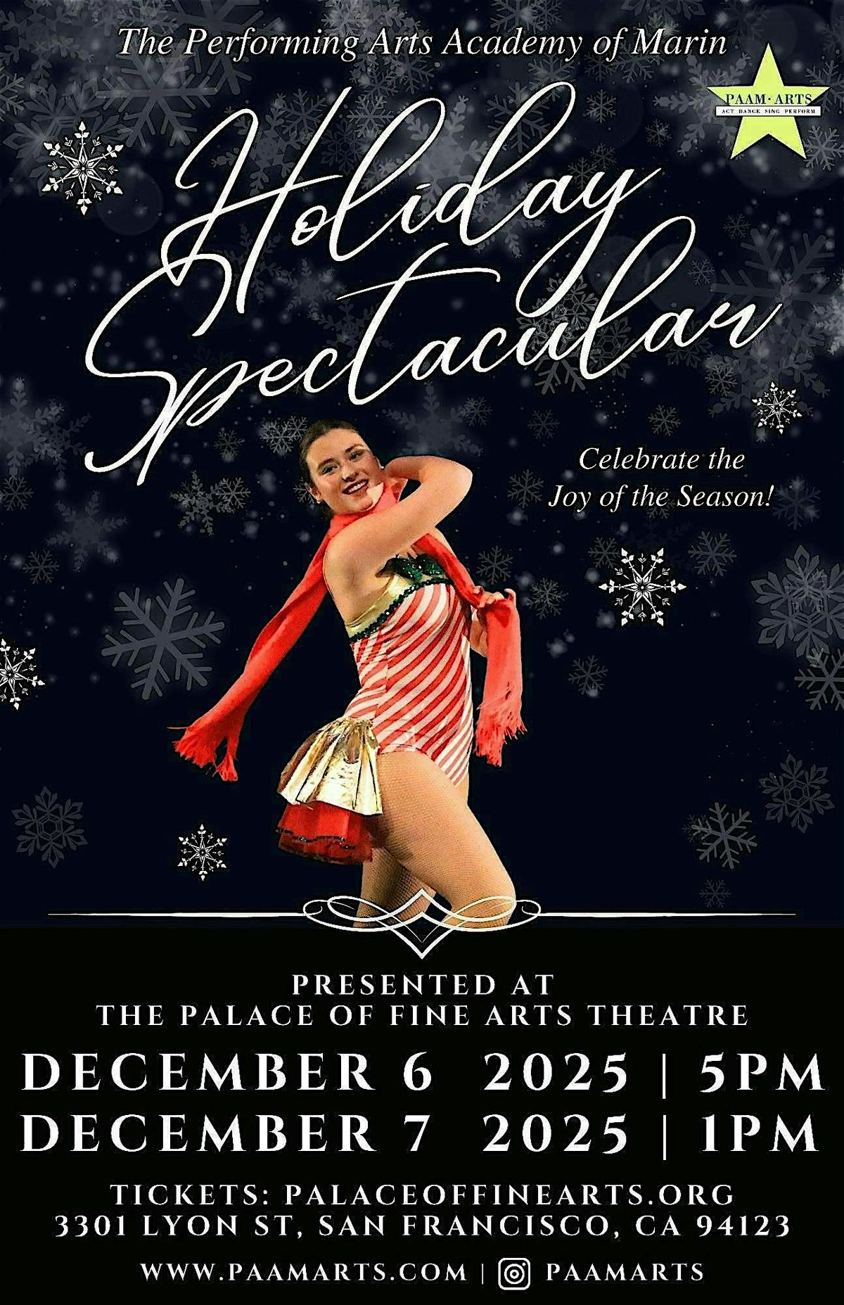 PAAM\u2019s Holiday Spectacular - Sunday, December 7th