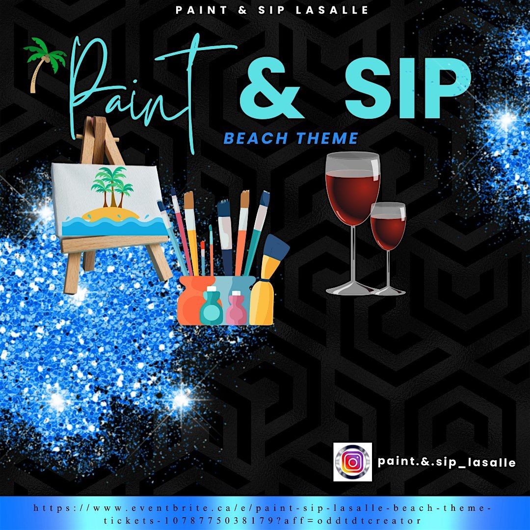 Paint & Sip Lasalle-Beach theme