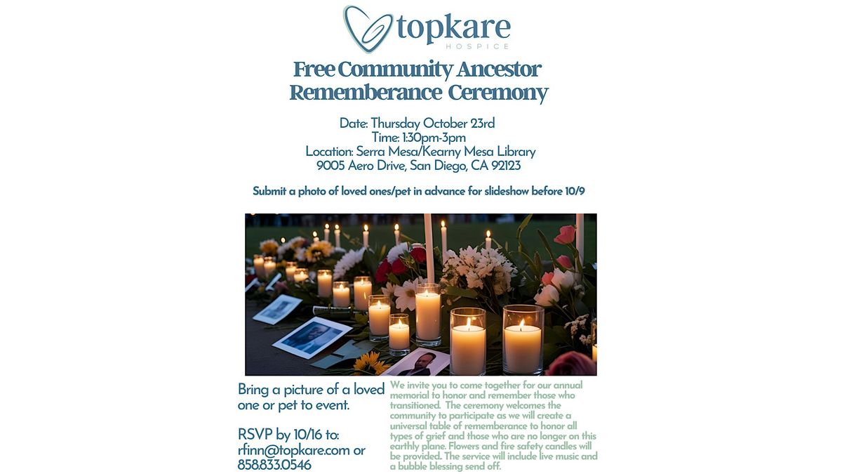 Topkare Hospice's Free Annual Memorial