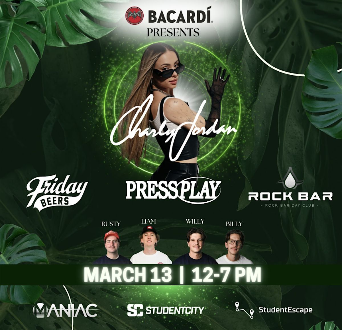 Spring Break at Rock Bar Sponsored by Bacardi