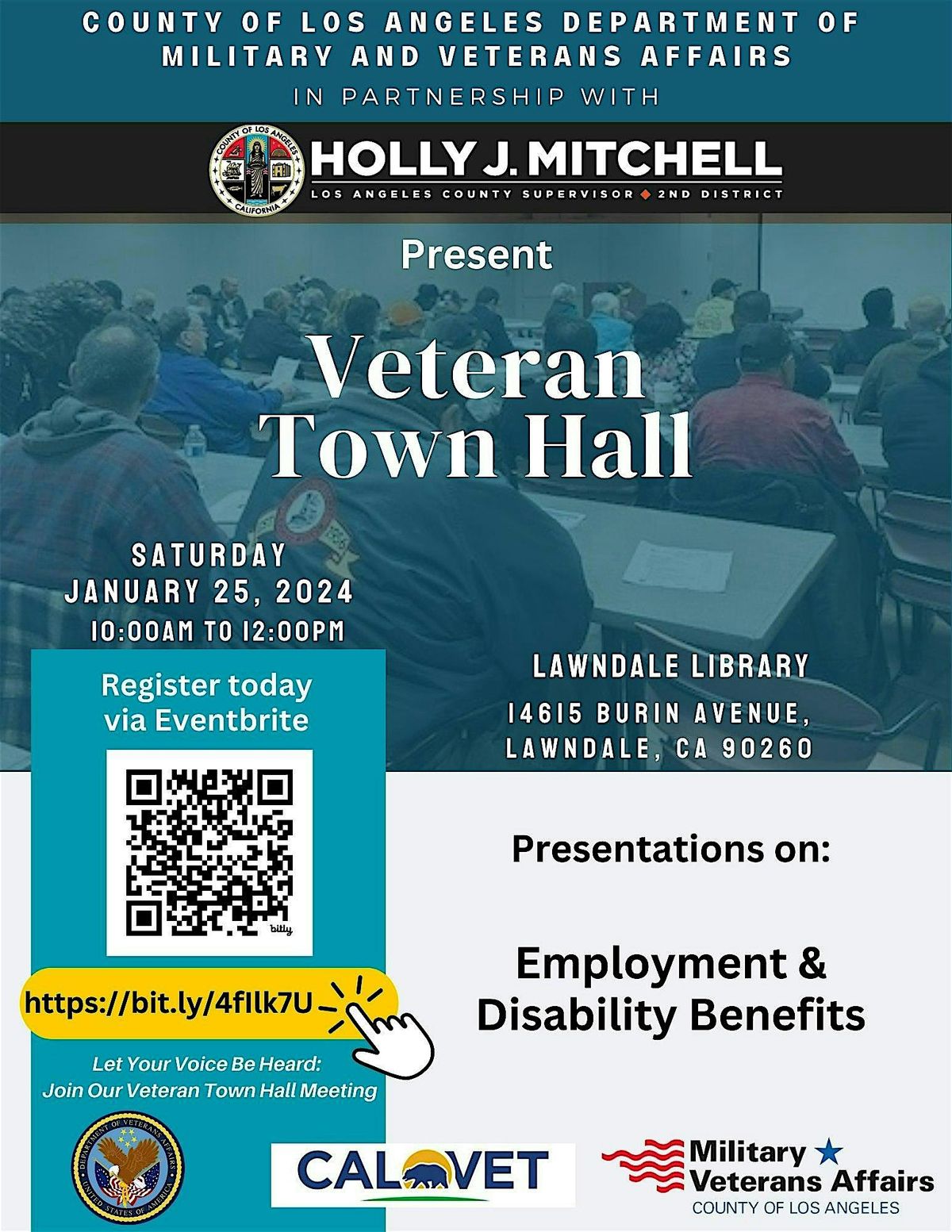 SD 2 Veteran Town Hall