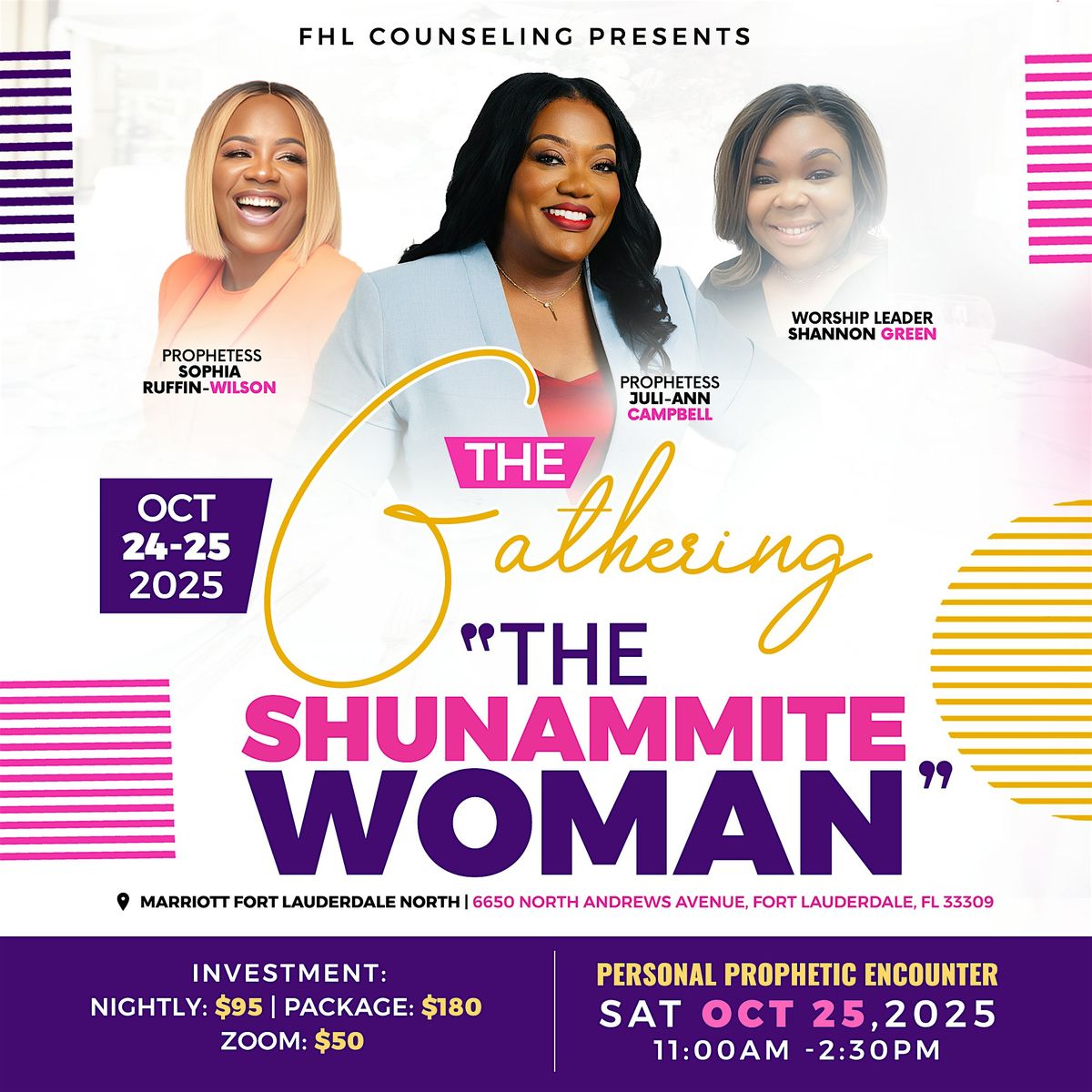 FHL Counseling Center Presents: The Gathering : "Shunammite Woman"