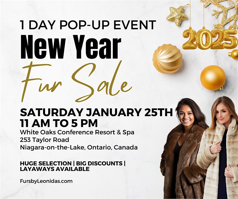 2025 New Years Fur Sale in Niagara on the Lake