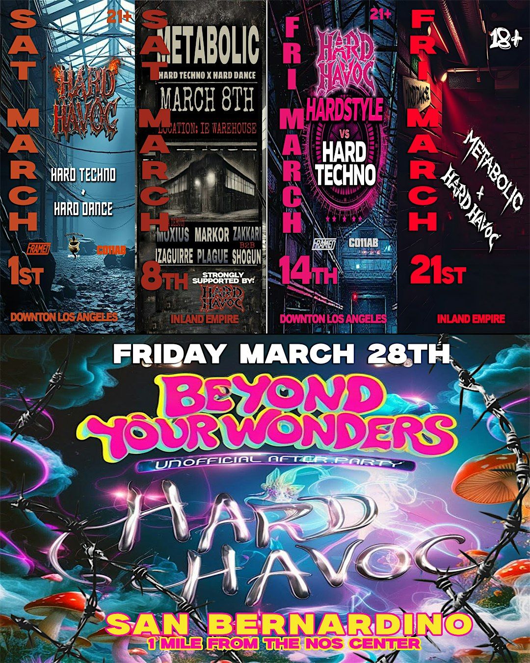 HARD HAVOC presents: BEYOND YOUR WONDERS unofficial AFTERS