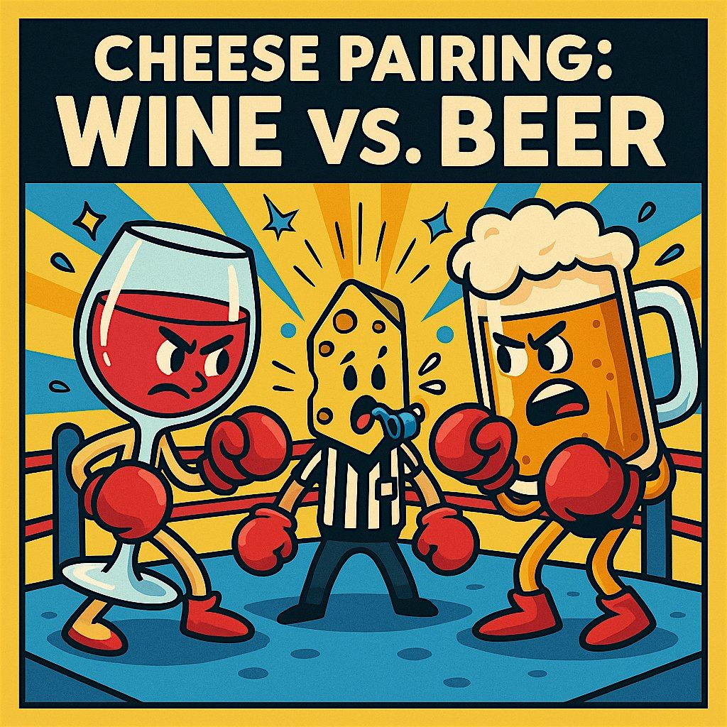 Cheese Pairing: Wine vs. Beer, Round 2!