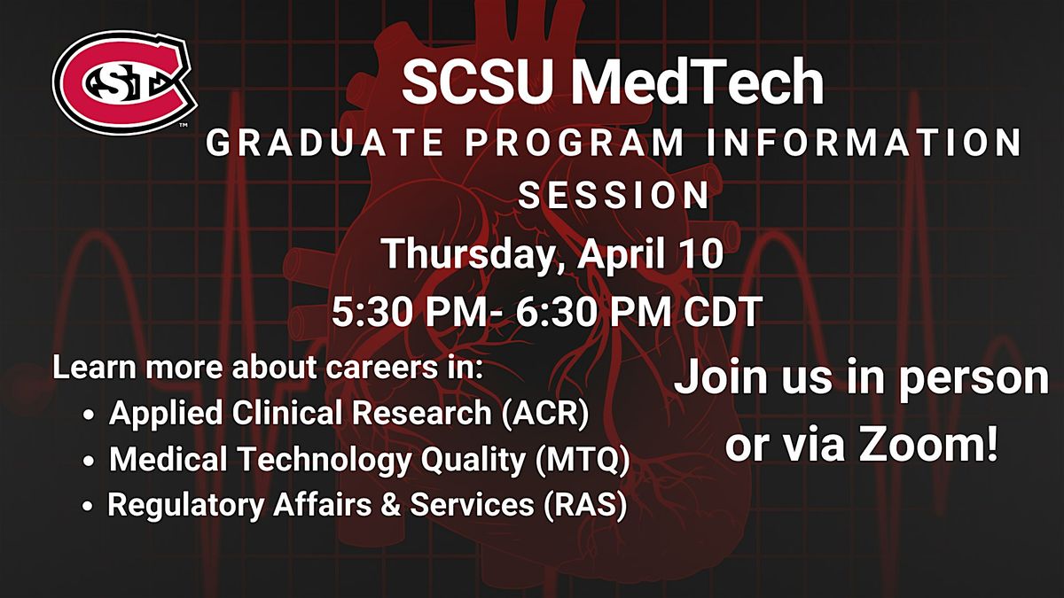 MedTech Graduate Programs Information Session