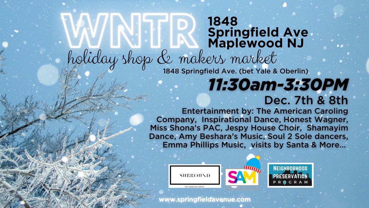 WNTR Holiday shop & makers market 