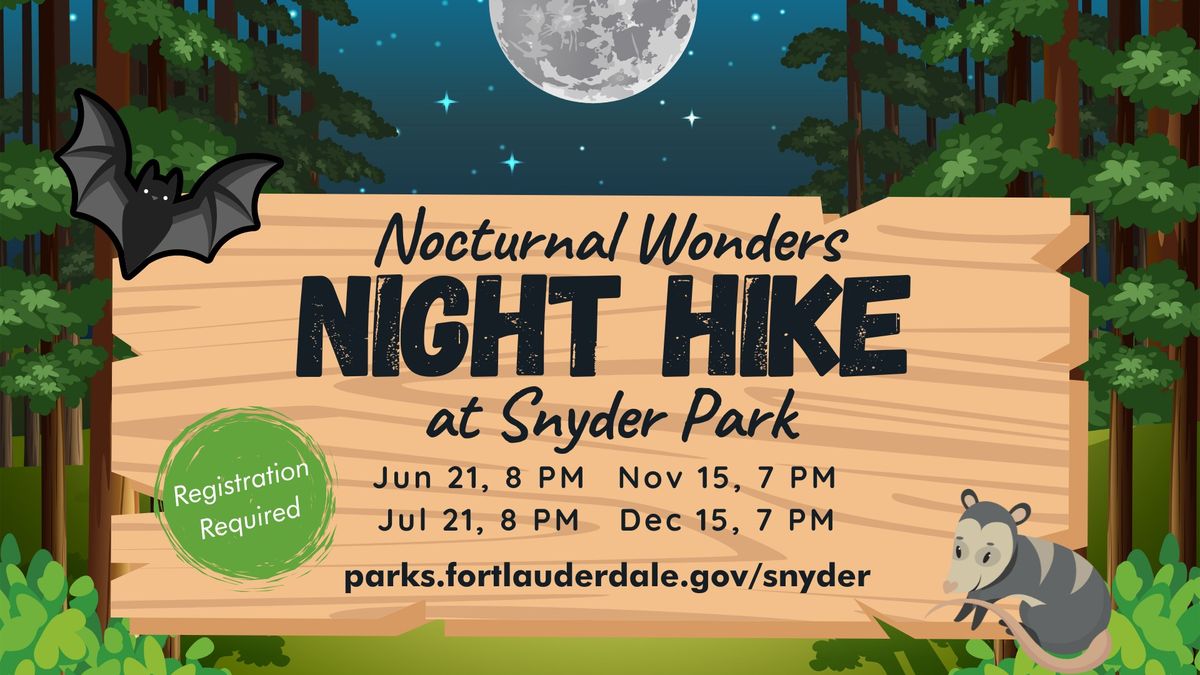 Night Hike at Snyder Park