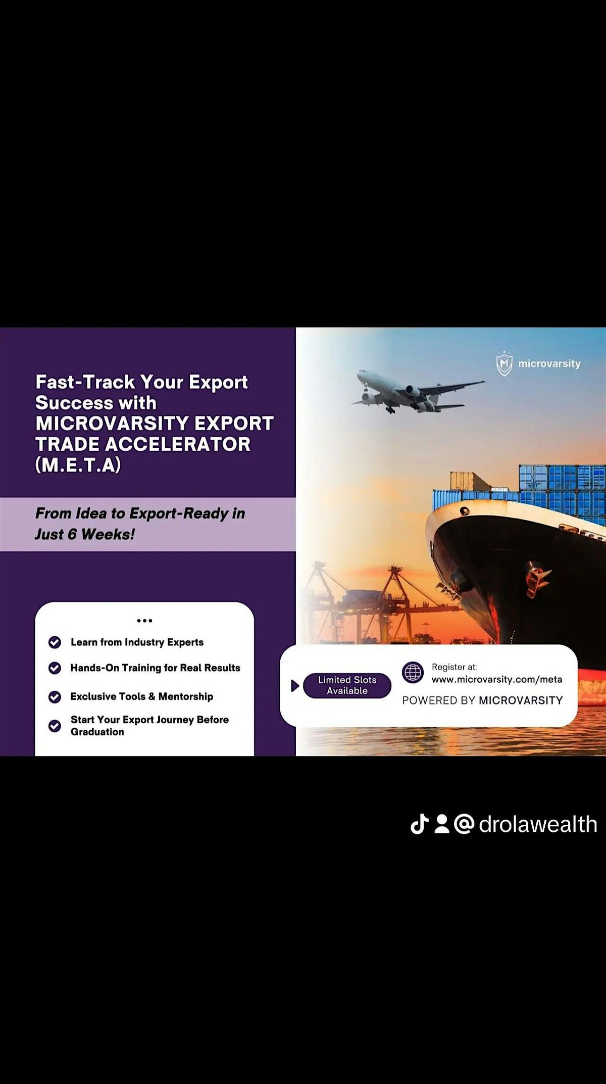 Microvarsity Export Trade Accelerator (M.E.T.A)