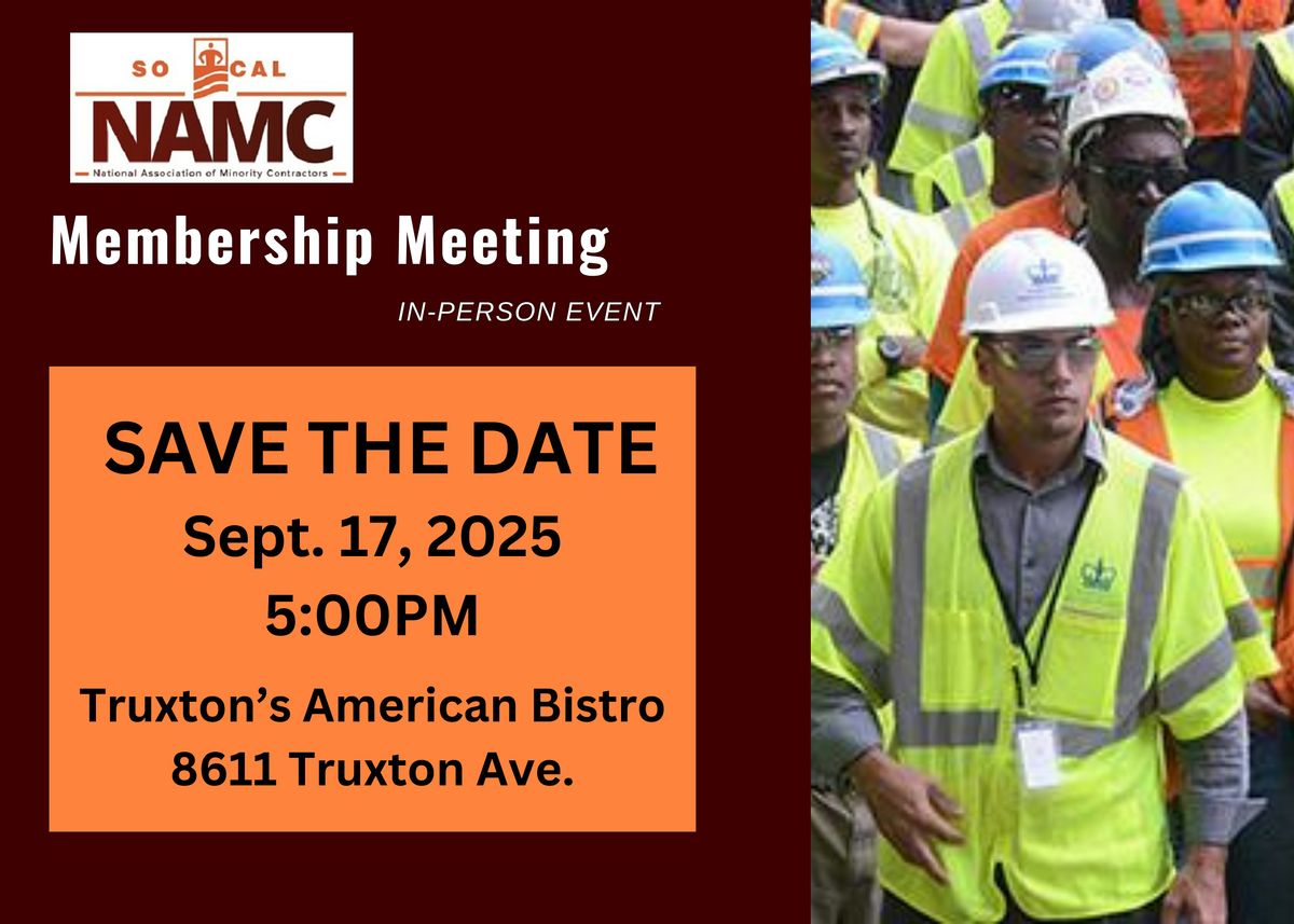 Membership Meeting - Sept. 2025