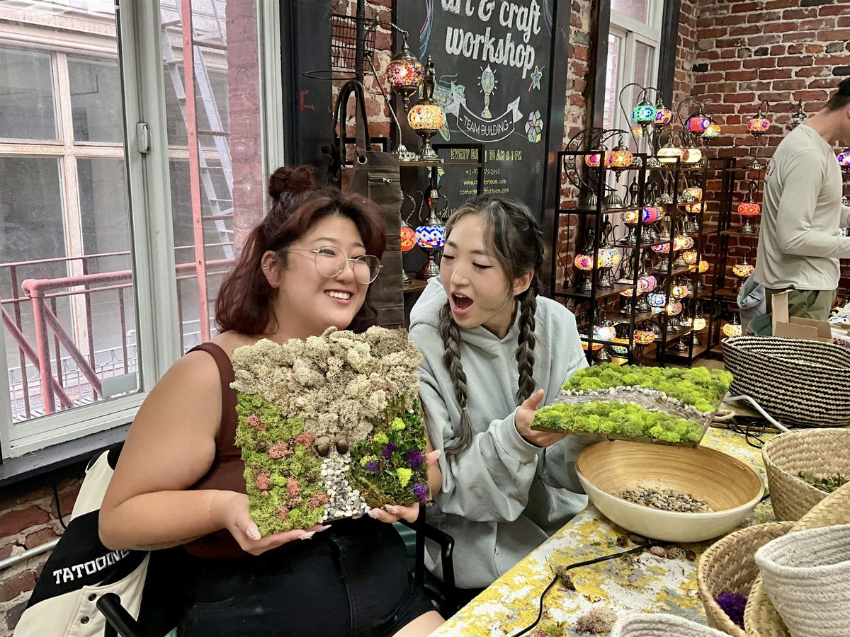Moss Wall Art Workshop | 1-Hour Creative Experience in San Francisco