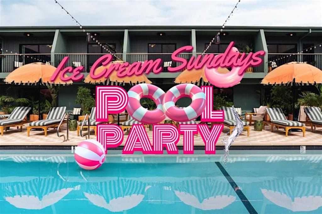 Ice Cream Labor Day Pool Party