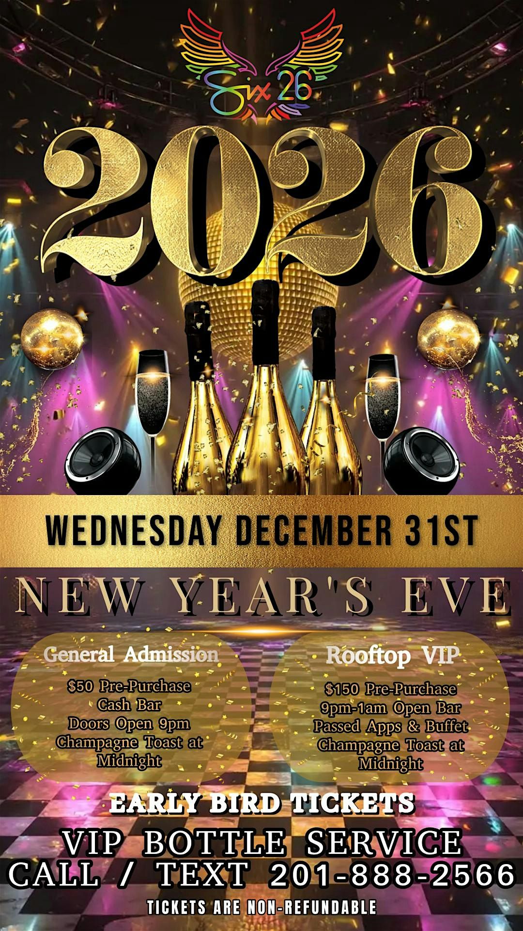 2026 NEW YEAR'S EVE @ SIX26