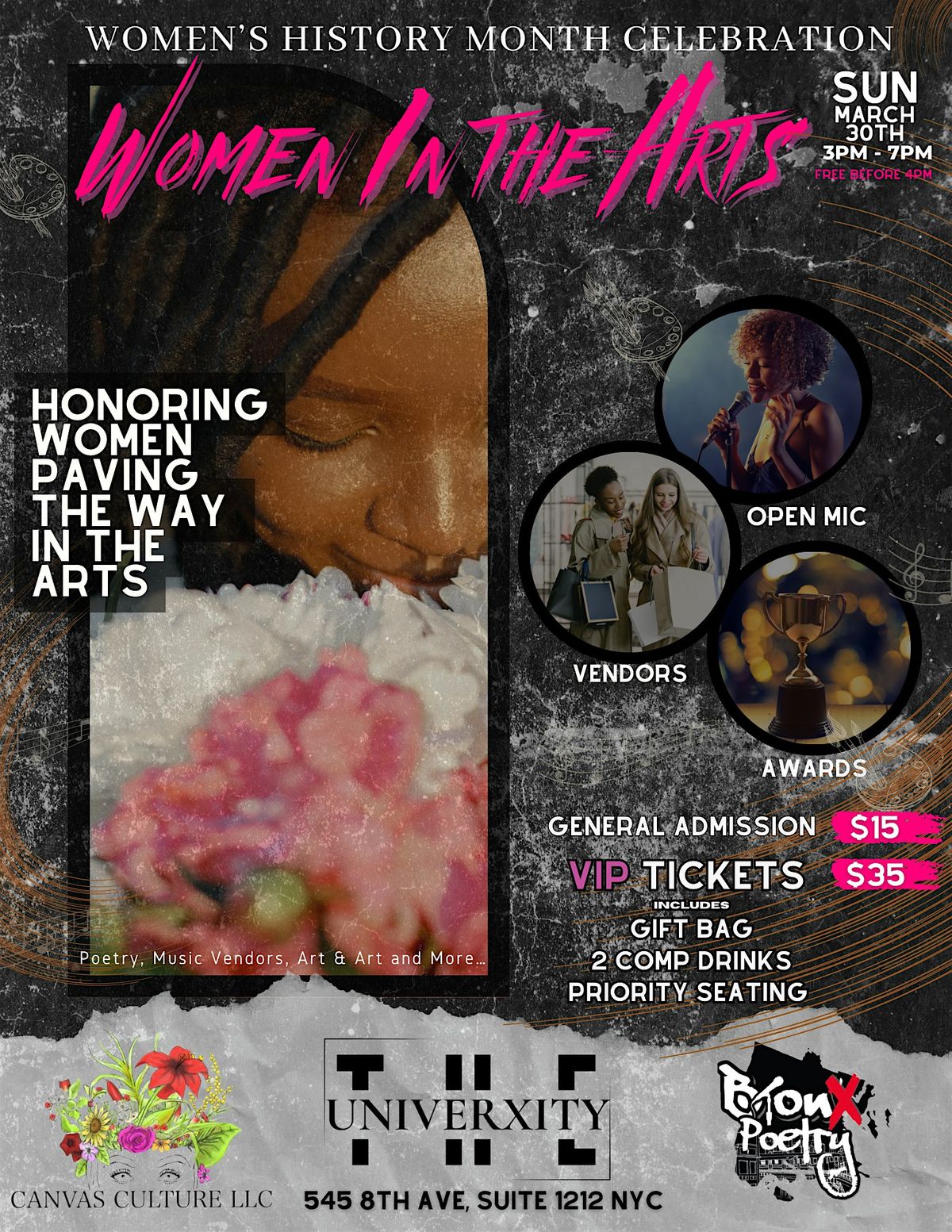 Women\u2019s History Month Celebration: Honoring Women in The Arts